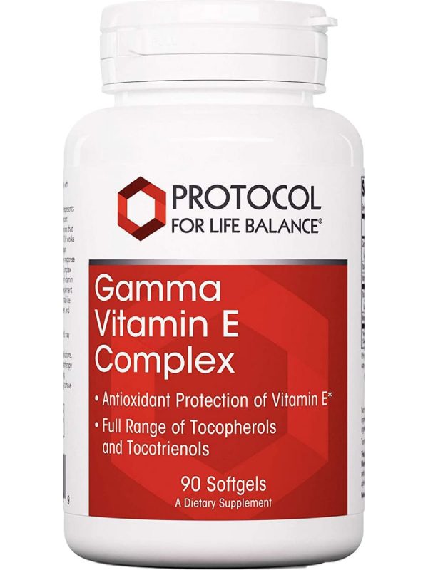 Protocol For Life Balance, Gamma Vitamin E Complex, 90 Softgels Online Hot Sale