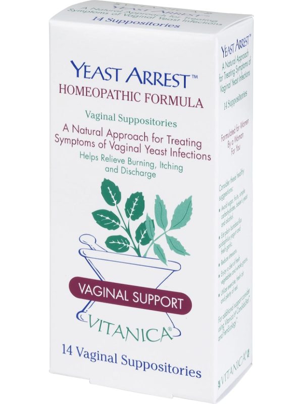 Vitanica, Yeast Arrest, 14 Suppositories Fashion