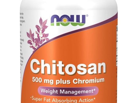 NOW Foods, Chitosan 500 mg plus Chromium, 240 veg capsules on Sale