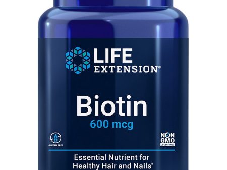 Life Extension, Biotin, 600 mcg, 100 capsules Hot on Sale