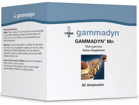 UNDA, Gammadyn Mn (Manganese), 30 Ampoules For Discount