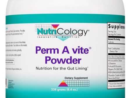 NutriCology, Perm A vite Powder Nutrition for the Gut Lining, 8.4 oz Hot on Sale