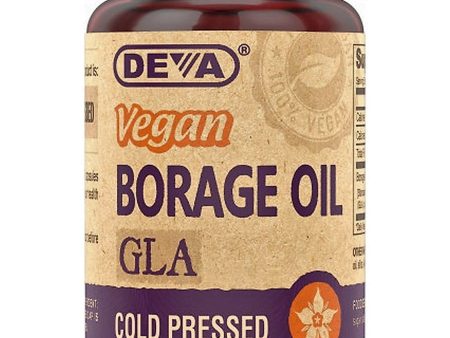 DEVA Nutrition, Vegan Borage Oil, GLA, 90 Vegan Caps For Sale