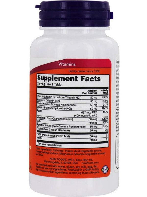 NOW Foods, B-50, 100 tablets Cheap