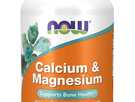 NOW Foods, Calcium & Magnesium, 100 tablets Online Hot Sale