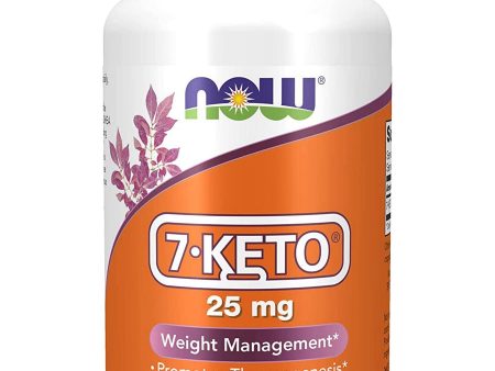 NOW Foods, 7-KETO® 25 mg, 90 veg capsules Discount