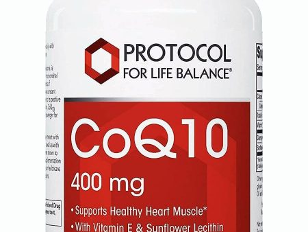 Protocol For Life Balance, CoQ10, 400 mg, 60 Softgels For Sale