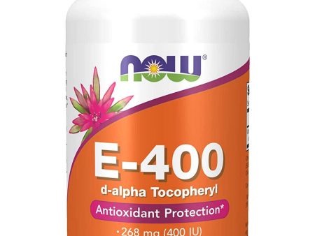 NOW Foods, E-400 D-Alpha Tocopheryl, 100 softgels Online