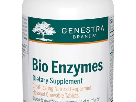 Genestra, Bio Enzymes Dietary Supplement, 100 Chewable Tablets on Sale