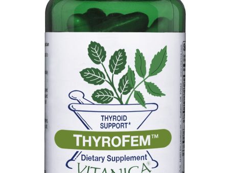 Vitanica, ThyroFem, 60 Vegetarian Capsules on Sale