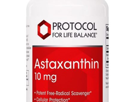 Protocol For Life Balance, Astaxanthin, 10 mg, 60 Softgels Online now