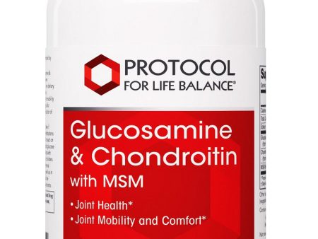 Protocol For Life Balance, Glucosamine & Chondroitin with MSM, 180 Veg Capsules Online Sale