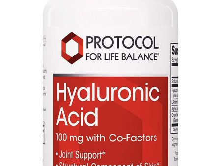 Protocol For Life Balance, Hyaluronic Acid, 100 mg, 60 Veg Capsules Sale