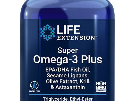 Life Extension, Super Omega-3 Plus EPA DHA Fish Oil, Sesame Lignans, Olive Extract, Krill & Astaxanthin, 120 softgels Online Hot Sale