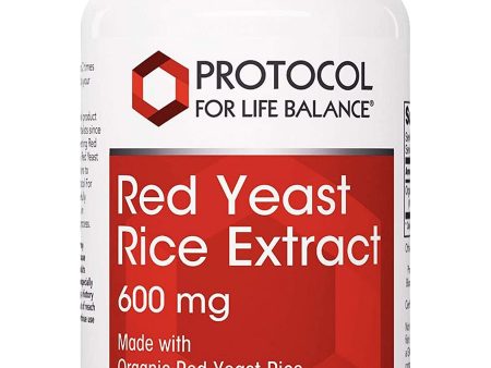 Protocol For Life Balance, Red Yeast Rice Extract, 600 mg, 90 Veg Capsules Online now