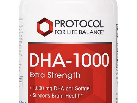 Protocol For Life Balance, DHA-1000, Extra Strength, 90 Softgels For Discount