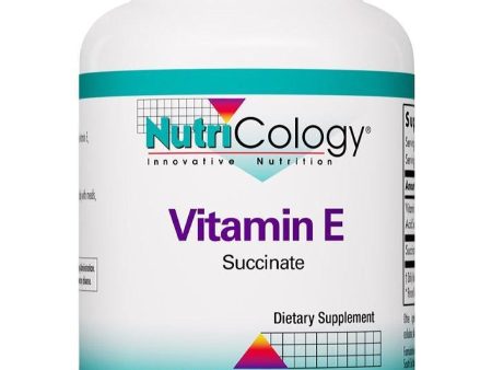 NutriCology, Vitamin E Succinate, 100 Vegetarian Capsules For Discount