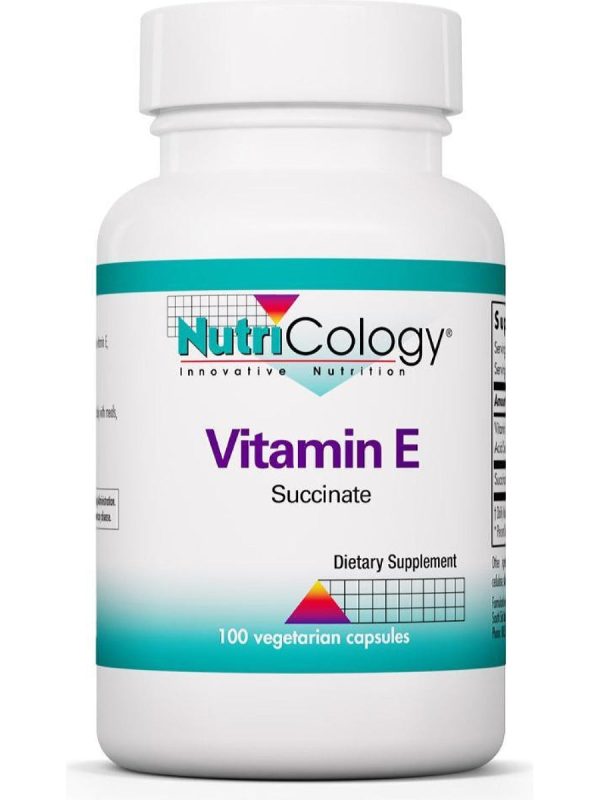 NutriCology, Vitamin E Succinate, 100 Vegetarian Capsules For Discount