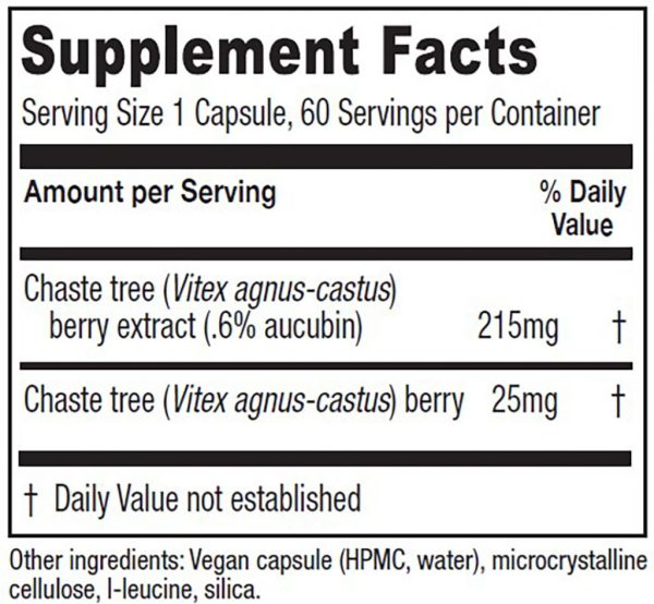 Vitanica, Chaste Tree Berry, 60 Vegetarian Capsules Cheap