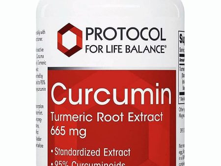 Protocol For Life Balance, Curcumin, Turmeric Root Extract, 665 mg, 60 Veg Capsules Supply