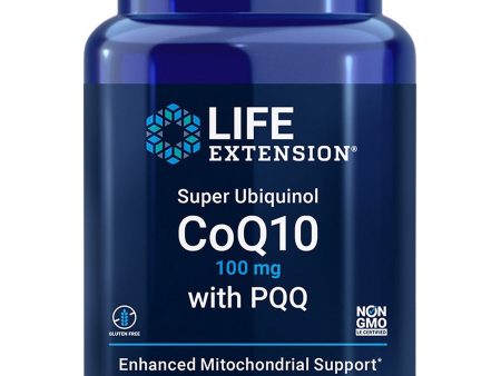 Life Extension, Super Ubiquinol CoQ10 with PQQ, 100 mg, 30 softgels Hot on Sale