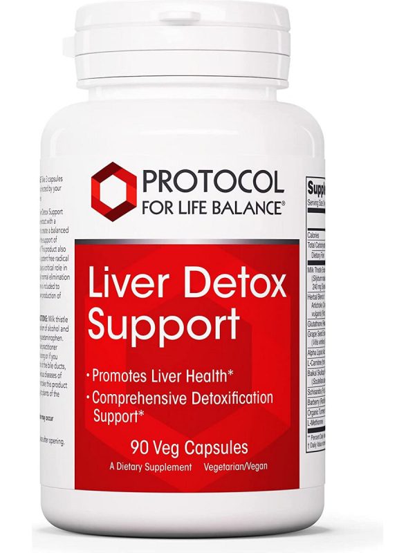 Protocol For Life Balance, Liver Detox Support, 90 Veg Capsules Fashion