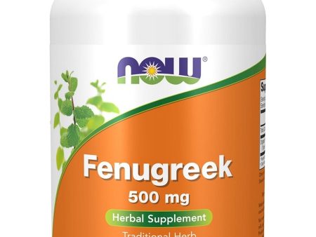 NOW Foods, Fenugreek 500 mg, 250 veg capsules Cheap