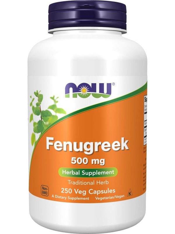 NOW Foods, Fenugreek 500 mg, 250 veg capsules Cheap