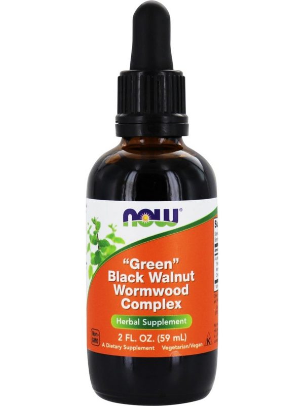 NOW Foods,  Green  Black Walnut Wormwood Complex, 2 fl oz Online now