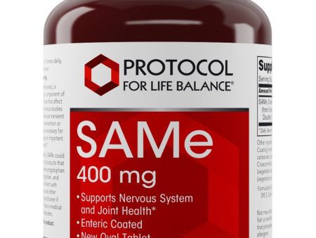 Protocol For Life Balance, SAMe, 400 mg, 60 Tablets Cheap