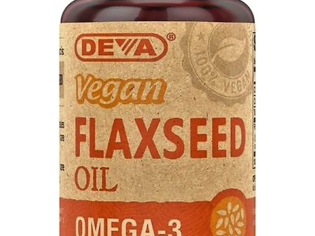 DEVA Nutrition, Vegan Flaxseed Oil, 90 Vegan Caps For Sale