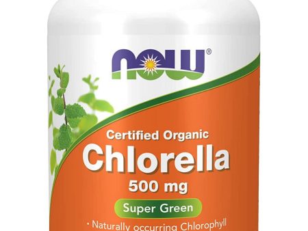 NOW Foods, Chlorella 500 mg, Organic, 200 tablets For Sale