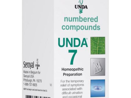 UNDA, UNDA 7 Homeopathic Preparation, 0.7 fl oz on Sale