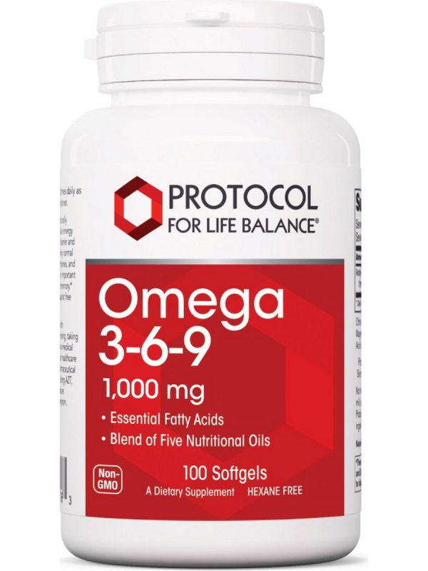 Protocol For Life Balance, Omega-3-6-9, 1,000 mg, 100 Softgels Sale