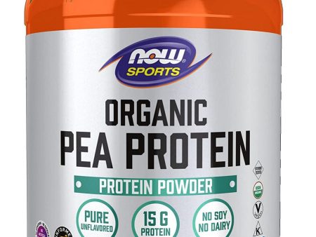 NOW Foods, Pea Protein, Organic Powder, 1.5 lbs Cheap