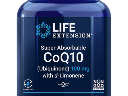 Life Extension, Super-Absorbable CoQ10 (Ubiquinone) with d-Limonene, 100 mg, 60 softgels Online now