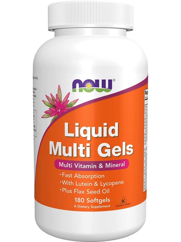 NOW Foods, Liquid Multi Gels, 180 softgels Online now