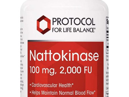 Protocol For Life Balance, Nattokinase, 100 mg 2000 FU, 60 Veg Capsules For Sale