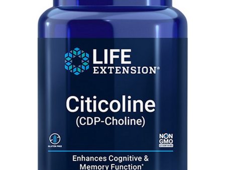 Life Extension, Citicoline (CDP-Choline), 60 vegetarian capsules Discount