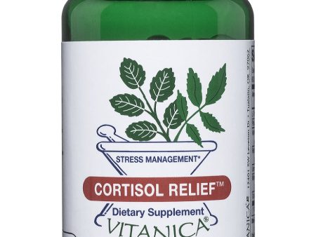 Vitanica, Cortisol Relief, 60 Vegetarian Capsules Online Hot Sale