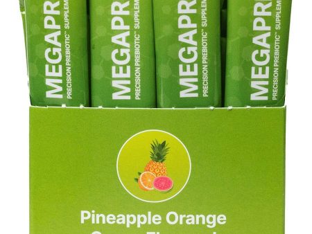 Microbiome Labs, MegaPre, Precision Prebiotic, Pineapple Orange Guava Flavored, 30 Stick Packs Cheap