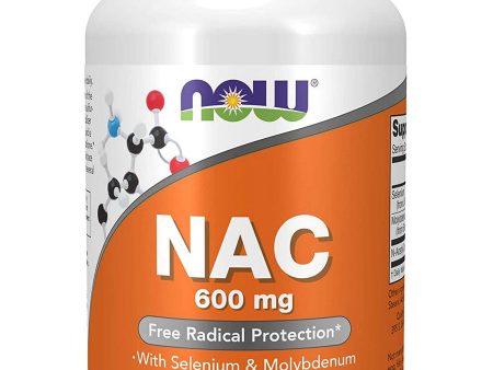 NOW Foods, NAC 600 mg, 100 veg capsules Supply