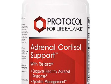 Protocol For Life Balance, Adrenal Cortisol Support with Relora, 90 Veg Capsules For Discount