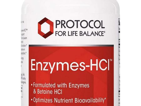 Protocol For Life Balance, Enzymes-HCl, 120 Capsules on Sale