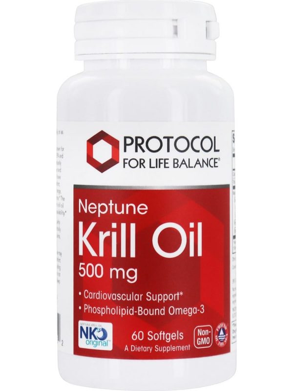 Protocol For Life Balance, Neptune Krill Oil, 500 mg, 60 Softgels For Cheap