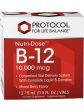 Protocol For Life Balance, Nutri-Dose B-12, 10,000 mcg, 12-15 mL (0.5 fl oz) Vials For Sale