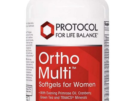 Protocol For Life Balance, Ortho Multi, Softgel for Women, 90 Softgels Online Sale