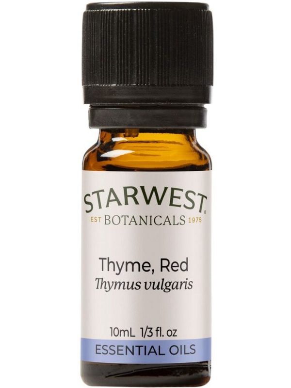 Starwest Botanicals, Thyme Red Essential Oil, 1 3 fl oz For Cheap