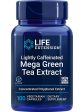 Life Extension, Lightly Caffeinated Mega Green Tea Extract, 100 vegetarian capsules Supply