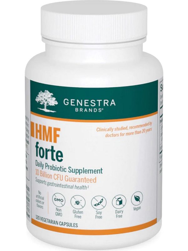 Genestra, HMF Forte Daily Probiotics Supplement, 10 Billion CFU Guaranteed, 120 Vegetarian Capsules Online Hot Sale